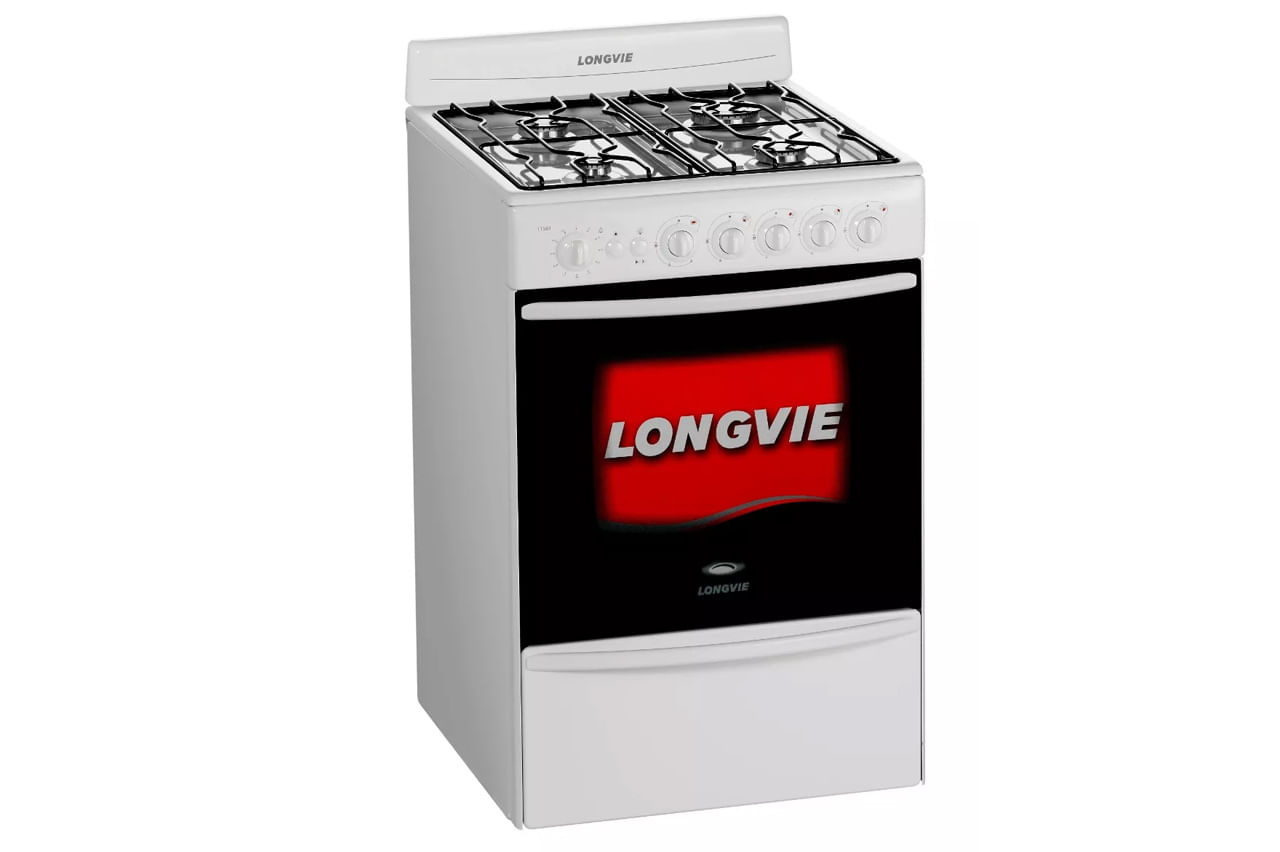 Cocinas A Gas Longvie De 56 Cm Mod 13501bf Blanco