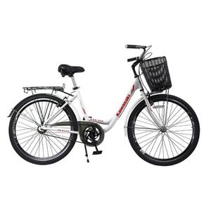 Bicicleta de paseo dama aluminio rodado 26” kxg-440 kawasaki.