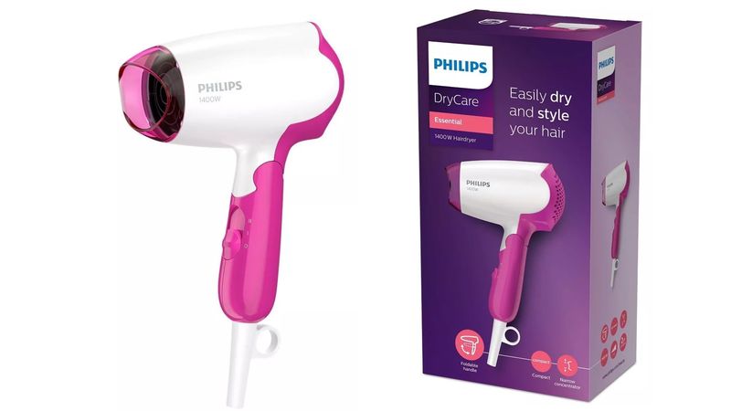 Secador De Pelo Philips Bhd003 00 Drycare Essential 1400w