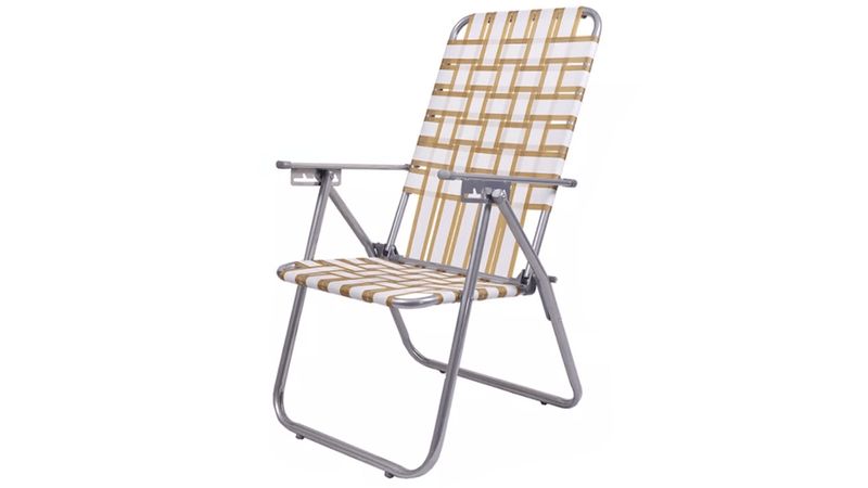 Reposera Plegable Descansar C/cintas 5 Pos 20000