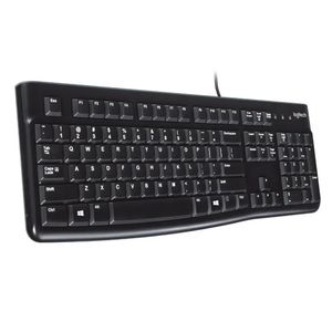 Teclado usb logitech k120 ideal pc negro español ñ