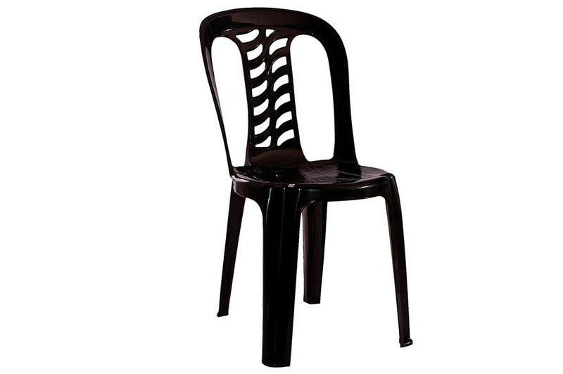SILLA-BISTRO-PVC-GARDEN-LIFE-NEGRO