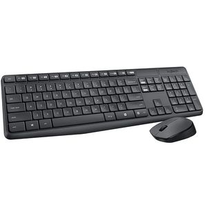 Combo kit teclado y mouse inalambrico logitech mk235