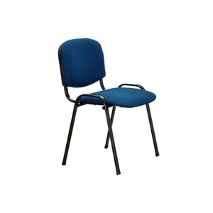 SILLA 700 APILABLE TAPIZADA AZUL/NEGRO DAKOT