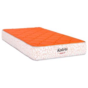 COLCHON SUEÑOLAR KOLORS 1.00X1.90X0.24 NARANJA