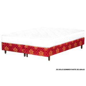 BASE SOMMIER SUPERLAR BORDO QUEEN 1.60X2.00 SUEÑOLAR