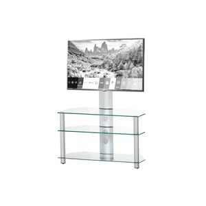 MUEBLE CRISTAL CON SOPORTE TV 43' a 50' OCEAN IMPORT SA