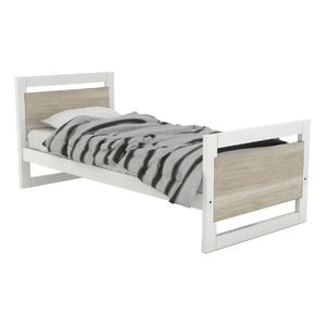 CAMA 1 PLAZA TEEN BLANCO/HELSINKI PERGAMINO MUEBLES