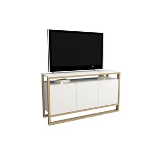 MESA TV 4200 LINEA CHIC OLMO/BLANCO TABLE´S