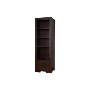 Torre 5 2 Cajones y Estantes Lustre Nogal Genoud