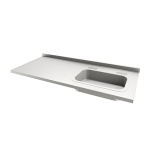 Bacha Acero Johnson 1.20 Mts Derecha Original Tables