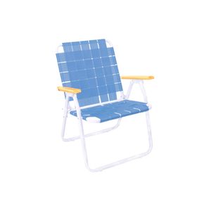 Sillon 10002 Apoyo Madera Azul Descansar