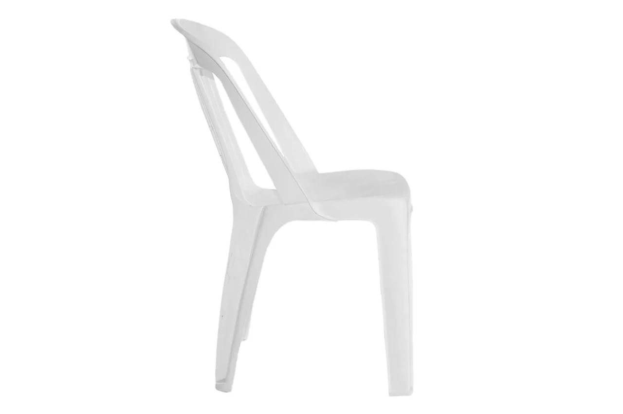 Silla Italiana Plástico Jardín Blanca Soporta 120kg Ltc - La Tentación  Tienda Web