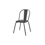 Silla-Caño-Madison-Negro-Dielfe