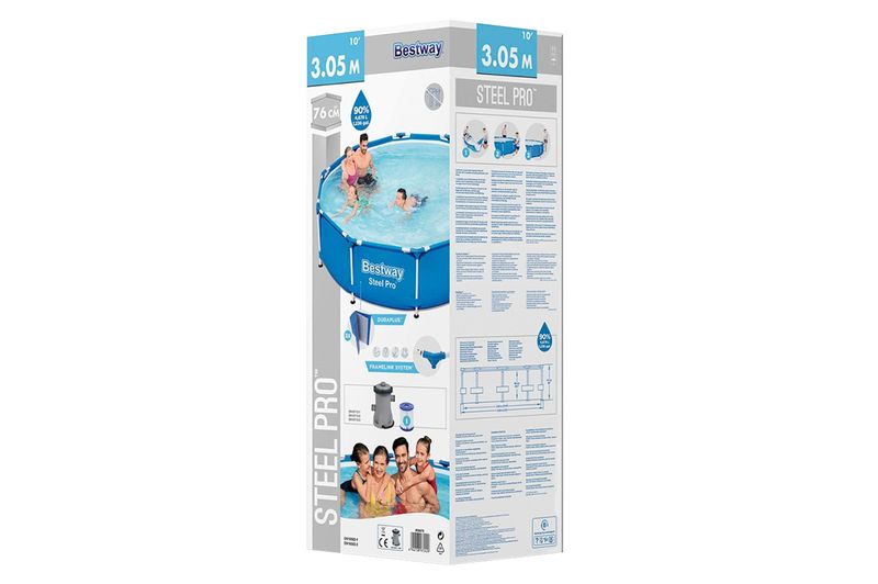 PILETA-ESTRUCT.4678L-BOMBA-ART.-56679-3.05MX0.76M-BESTWAY
