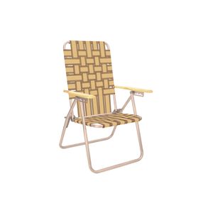 REPOSERA ART 80001 AP/MAD ALUM 5 POSIC BEIG/MARRON DESCANSAR