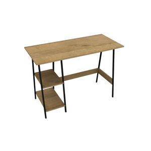 ESCRITORIO INDUSTRIAL ROBLE/NEGRO MUEBLES GACELA