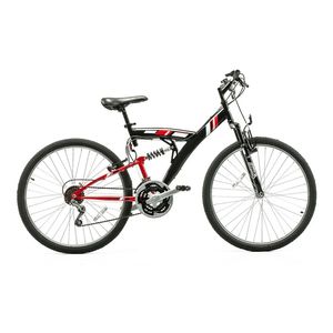 Bicicleta art. 260170 mtb rod. 26 dbe. susp .21 vel unibike