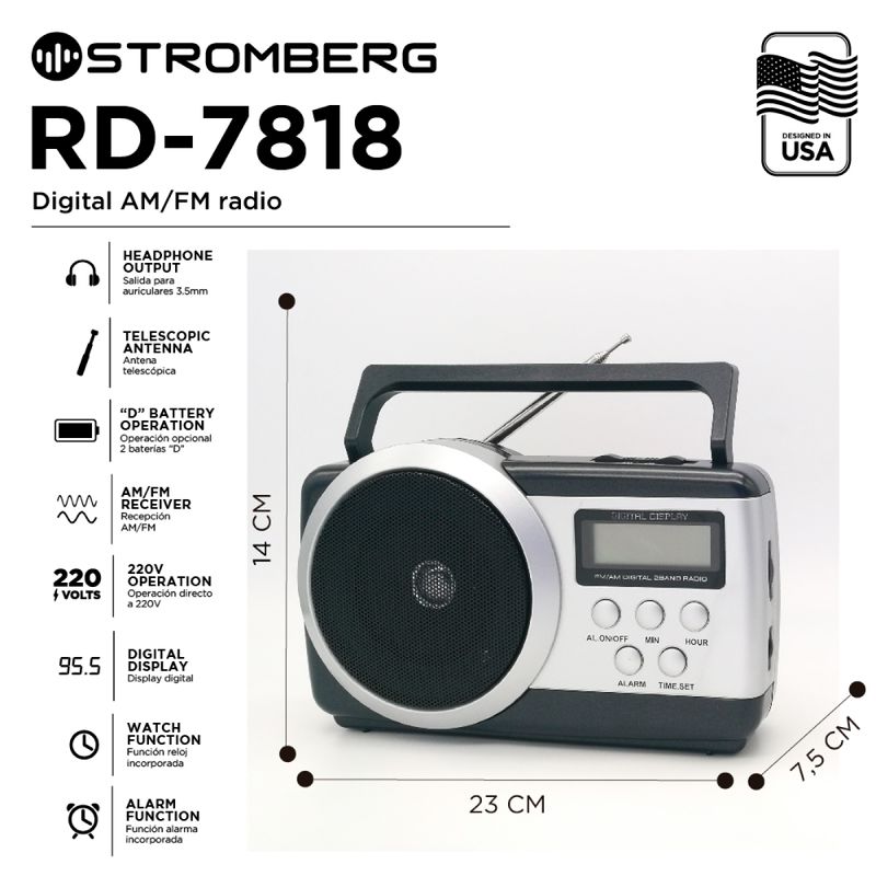 Radio-Portatil-FM-AM-Stromberg-Carlson-RA-7818