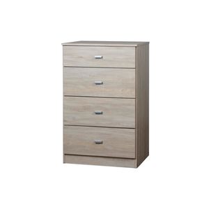 Chiffonier pluspack 4 caj fresno blanco ricchezze