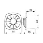Extractorcocinadiam25pared15ecoclima