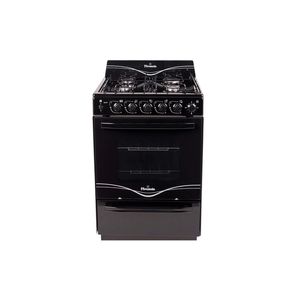 Cocina Florencia Flor 5537F Gas natural 56cm Negra