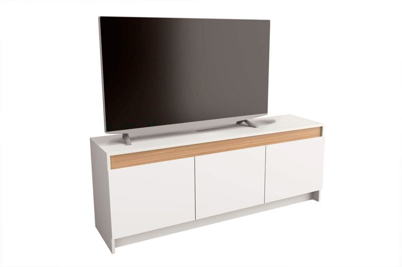 Mesa-tv-1151-3-Puertas-linea-Home-135m-Bco-Olmo-Tables