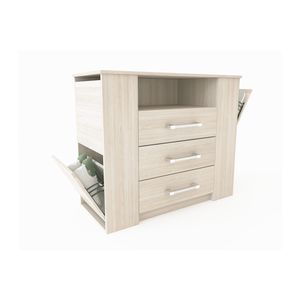 Comoda Zapatera DL261 Fineline crema Delos