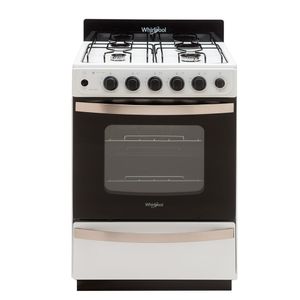 Cocina Whirlpool Multigas 56 cm Blanca