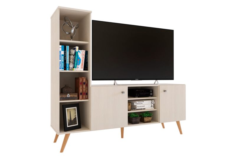 Rack-TV-DL883-Escandinavo-Fineline-crema-Delos