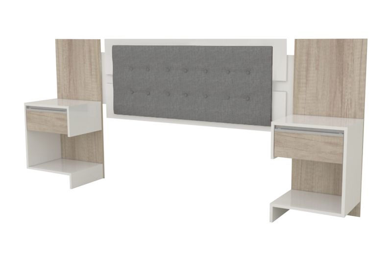 Respaldo-Flex-C--Mesa-de-luz-140-x-160-Blanco-Helsinki-Pergamino-Muebles