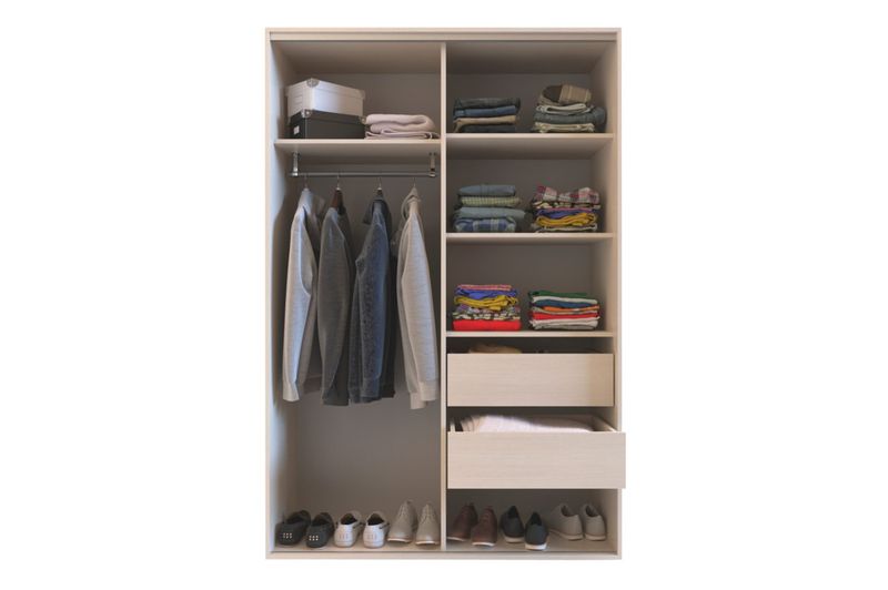 Placard-DLE354-Puertas-Abrir-Corred-C-Esp-Fineline-Crema-Delos