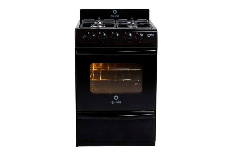 Cocina-Escorial-Master-Style-Multigas-60CM-Negro