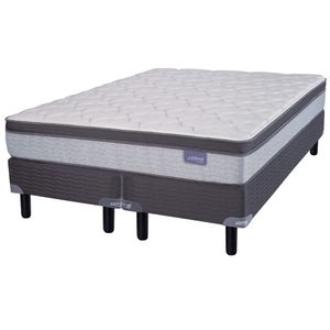 Sommier y Colchón de Resortes Queen Size Inducol Pocket Firm 160x200