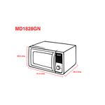 Microondas-Atma-900w-28lts-Md1828gn-con-Grill