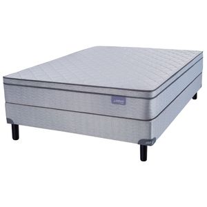 Sommier y Colchón de Resortes 2 Plazas y Media Inducol Martinica 150x190