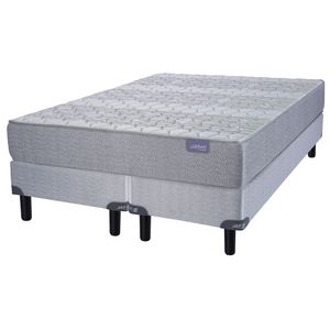 Sommier y Colchón de Espuma Queen Size Inducol Egeo Premium 160x200