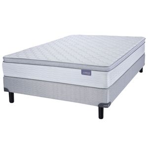 Sommier y Colchón de Resortes 2 plazas y media Inducol Adriático PT 150x190