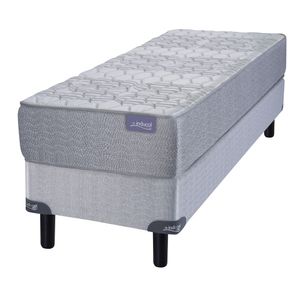 Sommier y Colchón de Espuma 1 Plaza Inducol Egeo Premium 90x190