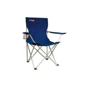 Sillon Director Plegable 01A C/Apoyabrazos Azul Broksol
