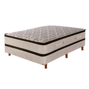 Colchon y Sommier Sublime Pillow Resortes 1,60 x 2,00 x 0,33 Cannon