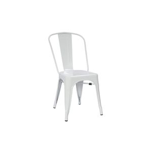Silla Tolix Blanco Brillante Garden Life