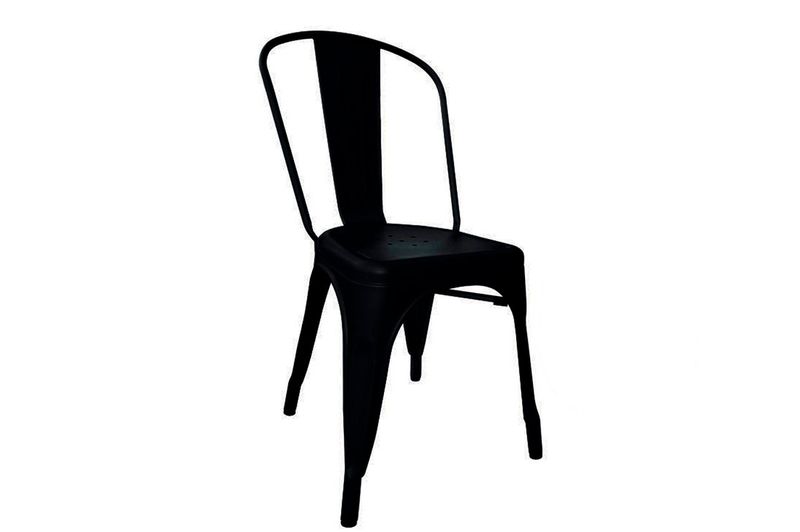 Silla-Tolix-Negro-Mate-Garden-Life