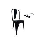 Silla-Tolix-Negro-Mate-Garden-Life