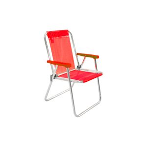Sillon Morris 80030 Aluminio Rojo Descansar