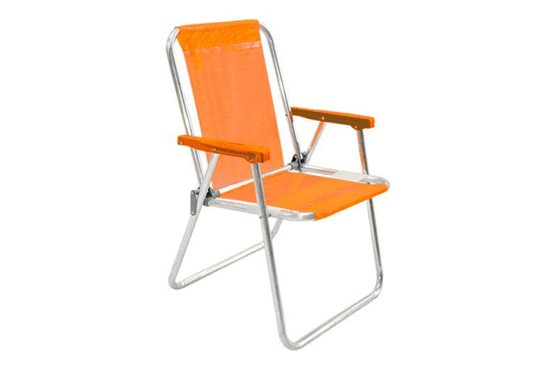 Sillon-Morris-80030-Aluminio-Naranja-Descansar