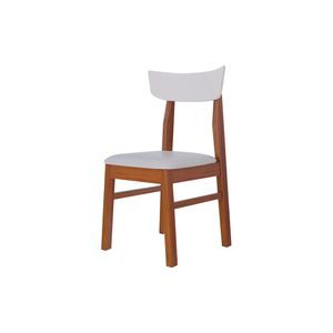 Silla Mediterraneo 140-3 Castaño Tapiz Blanco