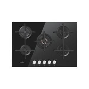 Anafe Whirlpool a gas Vidrio Templado 73 cm