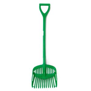 Pala Rastrillo Verde Sin Baranda