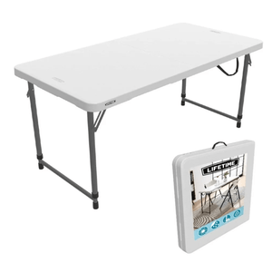Mesa De Camping 1,20 Mts Plegable Valija Plástico
